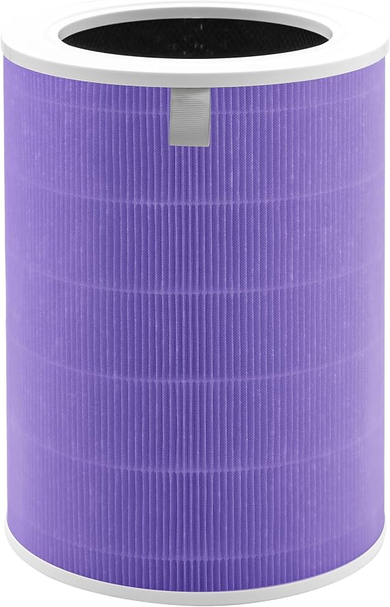 Replacement Filter Compatible with Xiaomi Mi Air Purifier, 2, 2C, 2H, 2S, 3, 3C, 3H, Pro, True HEPA(H13) and Activated Carbon Filters, Part Number M8R-FLH