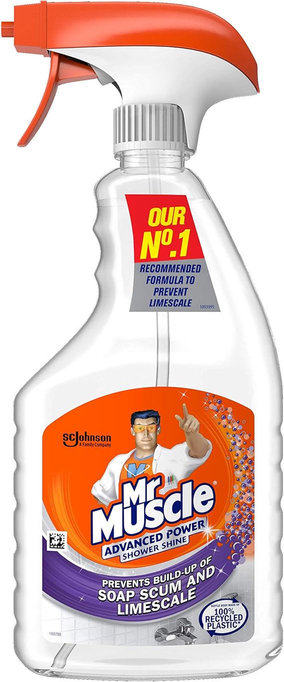 Mr Muscle Platinum Shower Shine Advanced Power Trigger 750ml- Pack of 3