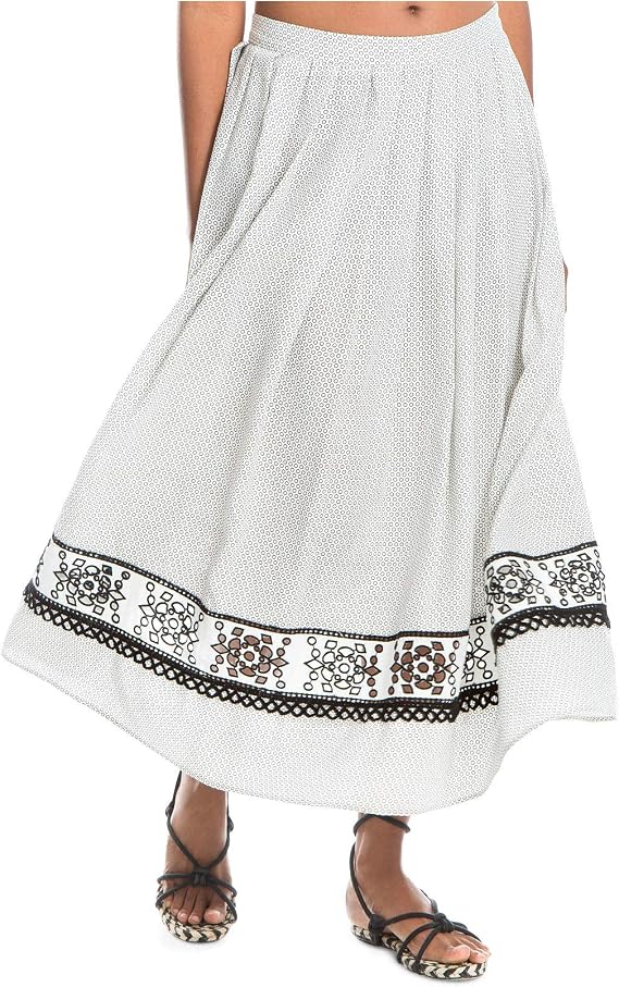 Max Studio London Womens Cotton A-line Skirt