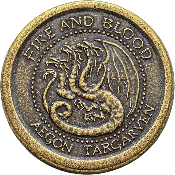 Aegon Targaryen Golden Dragon Coin - Officially Licensed ASOIAF Merchandise