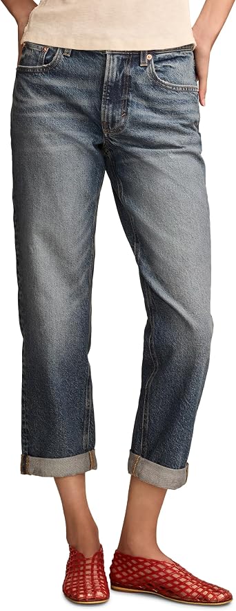 Lucky Brand Women's Mid Rise Boy