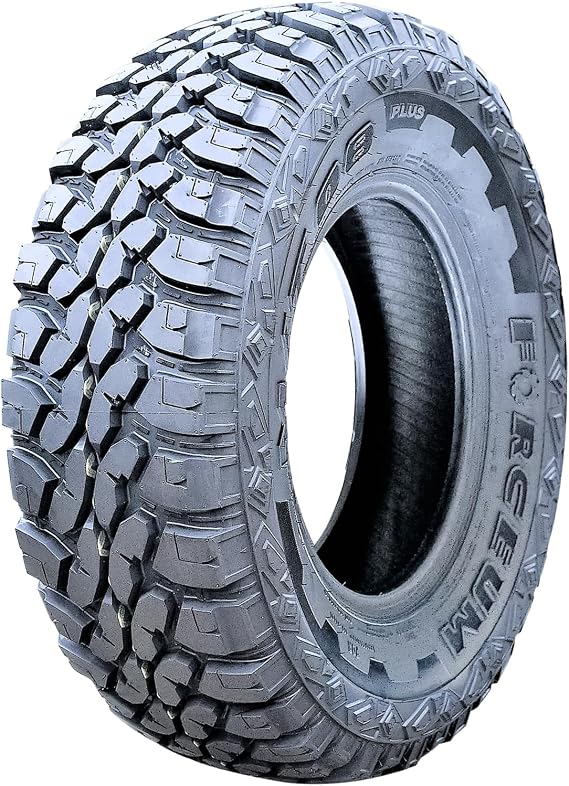 Forceum M/T 08 Plus Mud Off-Road Light Truck Radial Tire-27X8.50R14LT 27X8.50X14 27X8.50-14 95Q Load Range C LRC 6-Ply BSW Black Side Wall