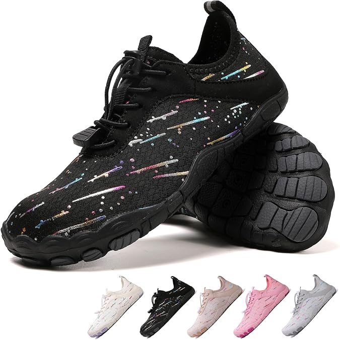 Hike Barefoot Shoes for Womens & Mens,Pro Footwear with Wide Toe Box & Non-Slip Barefoot Shoes Unisex,Athletic Outdoor Hiking Footwear,Water Shoes Running Shoes for Beach Aqua Swim Surf Hiking