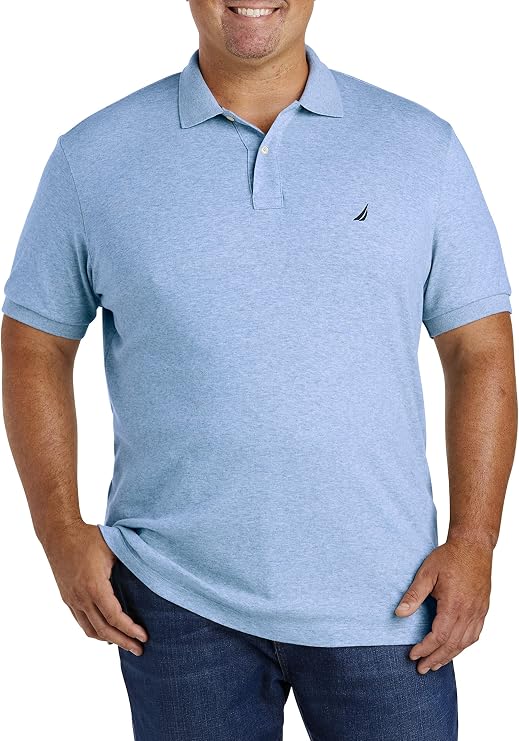 Nautica Men's Classic Fit Short Sleeve Solid Soft Cotton Polo Shirt Polo Shirt