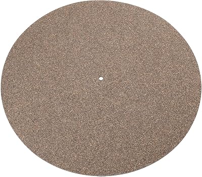 295MM 11.6 Inch Cork Mat Turntable Mat Record Player Anti-Slip Mat Cork Turntable Mat Record Pad Vinyl Record Mat for Turntable LP Records