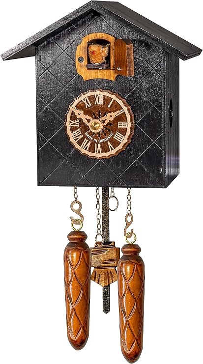 Engstler Quartz Cuckoo Clock Black Forest House with Music