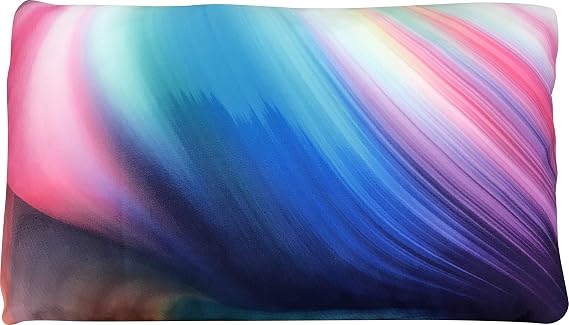 Groove Tie Dye Cluster Memory Foam Bed Pillow
