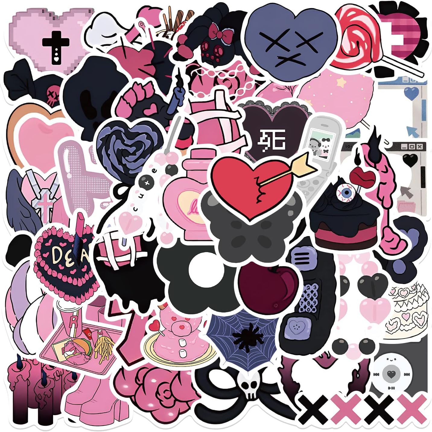 Meet Holiday 50pcs Blackpink Kpop Stickers Pack for Girls Funny Kpop Decals for Teens Vinyl Waterproof Sticker for Laptop，Water Bottles，Hard Hat，Skateboard，Birthday Decorations Gifts for KidsAdults