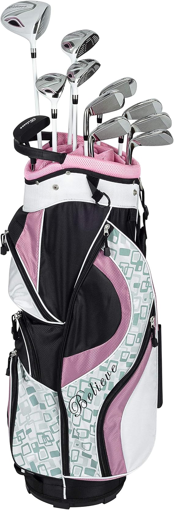 Believe Women's Ladies Complete Golf Set (16 Piece) Standard or Petite Length Right Handed