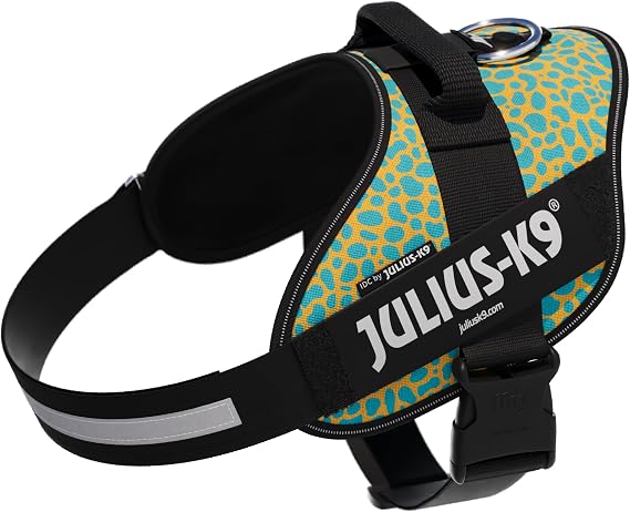 Julius-K9, 24IDCK9-LPRD-XL, IDC Powerharness, Dog Harness, Size: Extra Large, Leopard (XL)