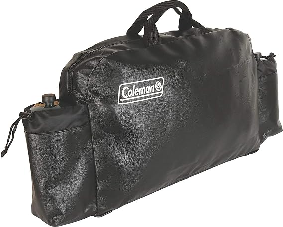 Coleman Large Stove Protective Cover & Carry Case, Fits Most Grills/Stoves, 2 Large Side Pockets for Fuel Cannisters