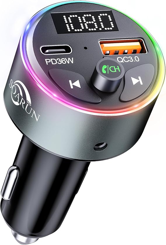 bluetooth aux adapter 38W Car Bluetooth Transmitter
