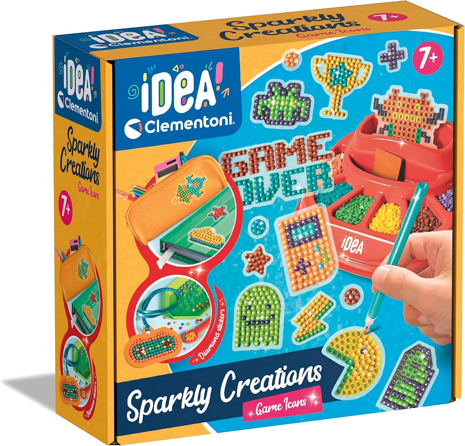 Clementoni Idea Işıltılı Tasarım Seti Oyun İkonları