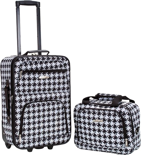 Rockland Fashion Softside Upright Luggage Set, Expandable, Kensington, 2-Piece Set (14/19)