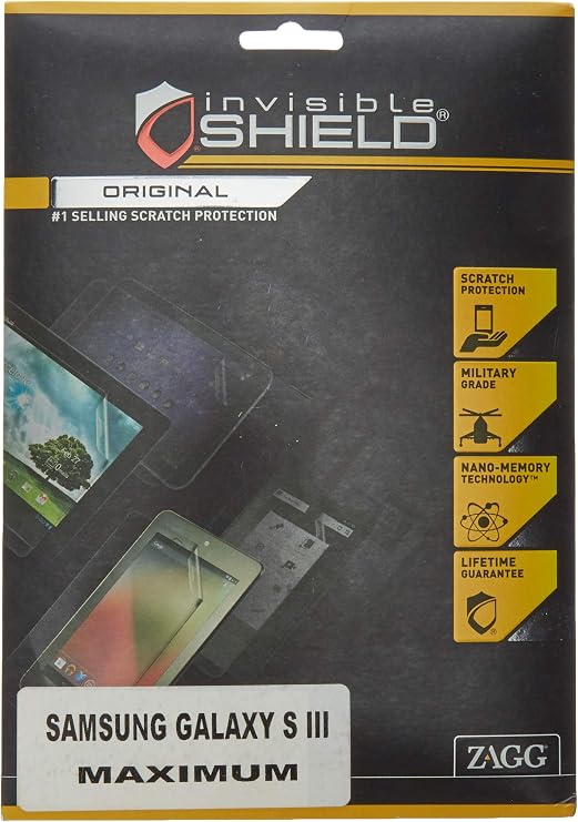 InvisibleShield for Samsung Galaxy S III 3 - Maximum Coverage