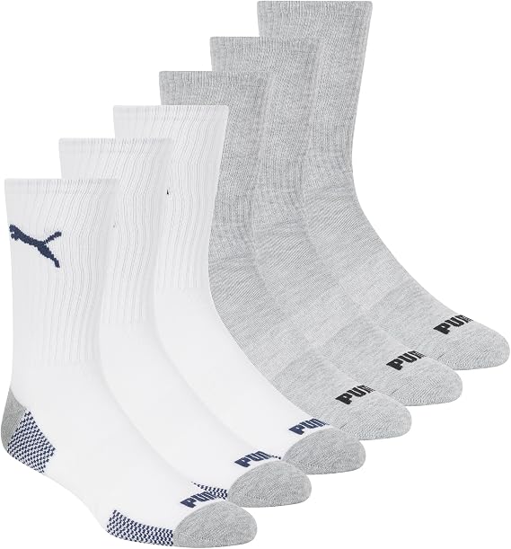 PUMA Men's Crew Socks (6-Pack)