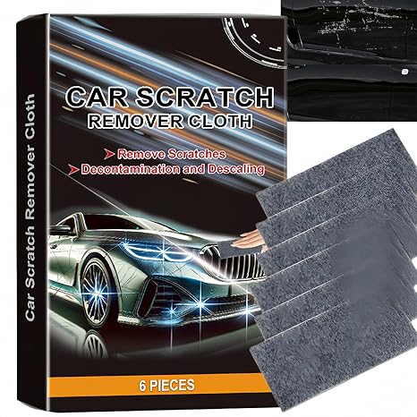 Nano Sparkle Cloth for Car Scratches,Upgrade Nano Magic Cloth Car Scratch Remover & Car Polish Kit,Repaints Light Scratches,Water Spots,Swirls,Glass Scratch Remover,Useful Wipe & Surface Polishing
