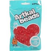 Artkal 5mm Midi Fuse Beads Red 1000 Beads