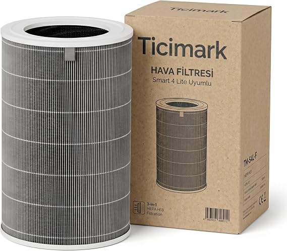 Xiaomi Mi Smart 4 Lite Air Purifier için HEPA Filtre, 3 Aşamalı Filtrasyon,%99,97 Partikül Yakalama