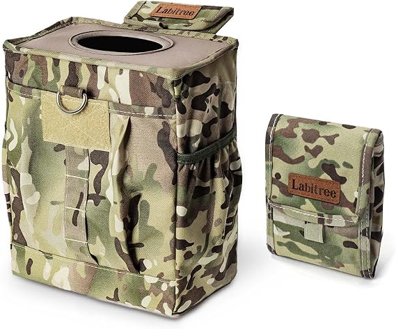 Molle Tactical Dump Pouch for Duty Belt, Foldable Utility Admin Pouch, Molle Pouches Bag Organizer (Larger Capacity, Roll up Small), Ranger Green