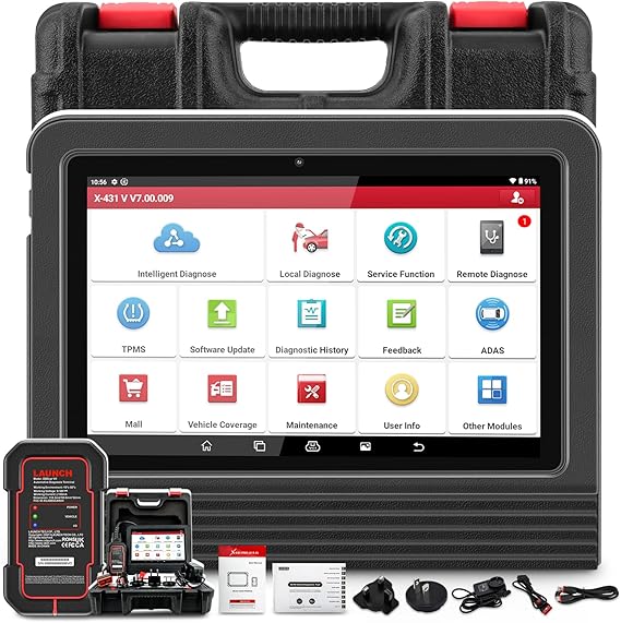 LAUNCH X431 Pro V5.0 Elite Bi-Directional LAUNCH Diagnostic Tool ECU Coding, 37+ Reset Services Obd2 Code Reader, All Systems Car Diagnostic Tool, CAN-FD, DoIP,TPMS Diagnostic Machine For All Cars