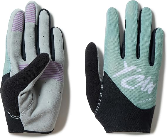 Endura Womens Hummvee MTB Cycling Full Finger Lite Glove Sage Green, Large