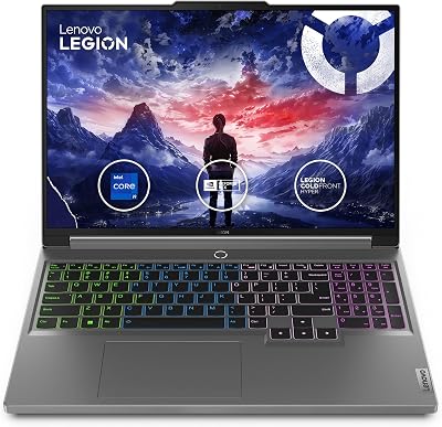 Lenovo Legion 2024 Laptop, 24-Core Intel Core i9-14900HX, 16 WQXGA 165Hz IPS Display, NVIDIA GeForce RTX 4060, 48GB DDR5 2TB SSD, Four-Zone RGB Backlit Keyboard, Wi-Fi 6E, Win10 Pro