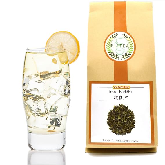 ELITEA Prime Quality Oolong Tea Loose Leaf Monkey Picked, Tie Guan Yin Famous Chinese Tea Bulk 7.1 Ounce Bag