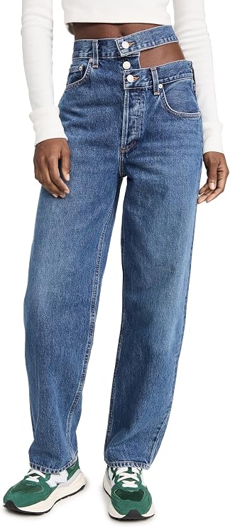 AGOLDE Women's Broken Waistband Jeans