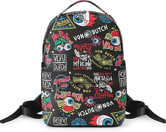 Von Dutch Large Backpack - Stylish Multi-Purpose Backpack