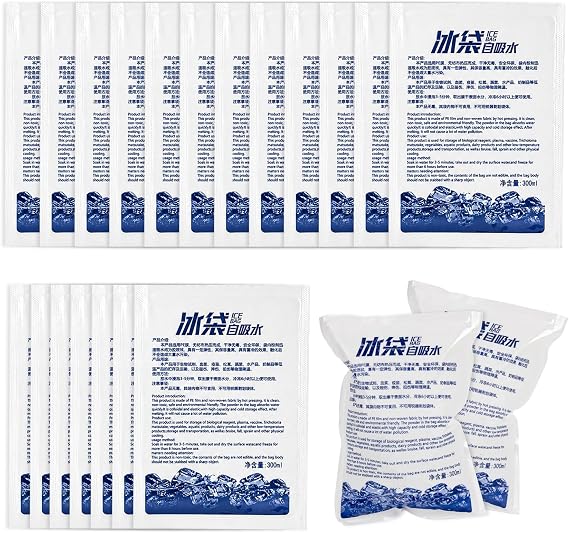 RAINFLOW Reusable Dry Ice Packs for Shipping Cold Ice Packs for Lunch Boxes