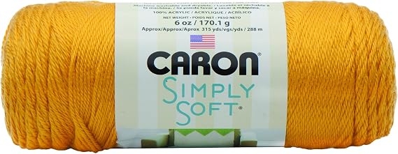 Bulk Buy: Caron Simply Soft Yarn Solids (3-Pack) Gold H97003-9782