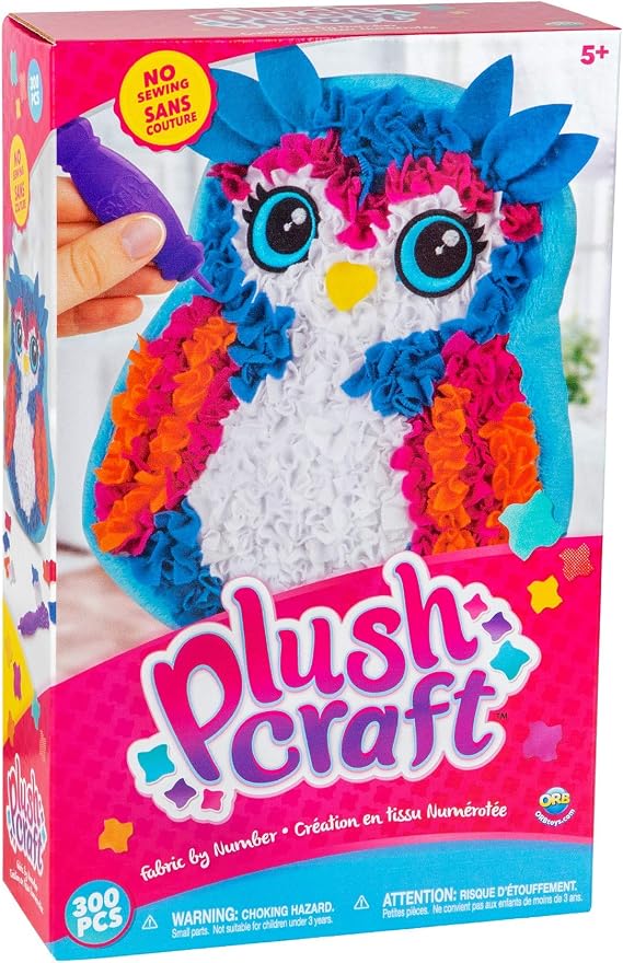 The Orb Factory PlushCraft Owl Pillow