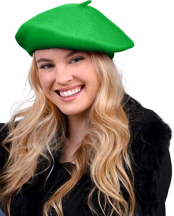 Solid Color French Beret Hat. Classic French, Casual and Chic Lightweight Cap for Women
