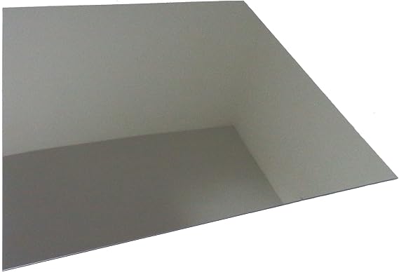 12 x 12 x 0.04 Inch Acrylic See-Through Mirror, Scratch Resistant, 40% Transparent