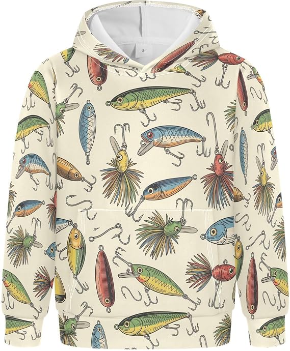 VIGTRO Boys Girls Hoodies Casual Hooded Pullover Sweatshirt Tops with Pockets for Kids 4-10 Years