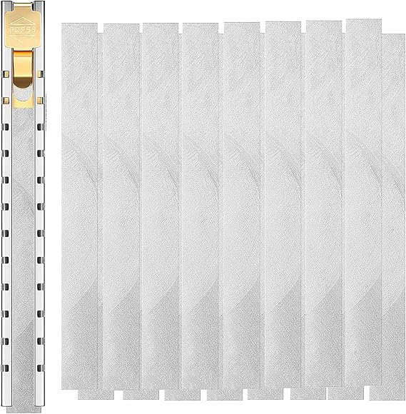 Flat Soapstone Holder Set with 18 Pcs Flat Slate Pencil Waterproof Slate Pen Mechanical Industrial Marking Tool Flat Soapstone Replacement for Making on Steel Aluminum Cast Iron Fabric