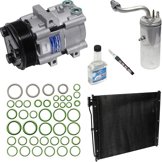 Universal Air Conditioner KT 4154A A/C Compressor/Component Kit,Black