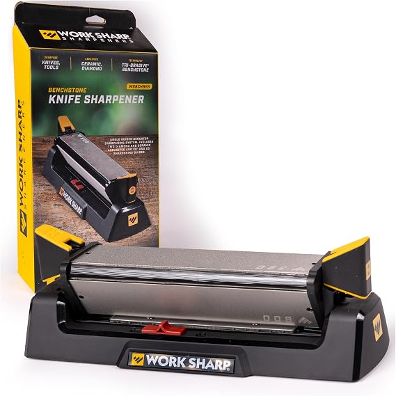 Work Sharp WSBCHBSS Benchstone Knife Sharpener Black