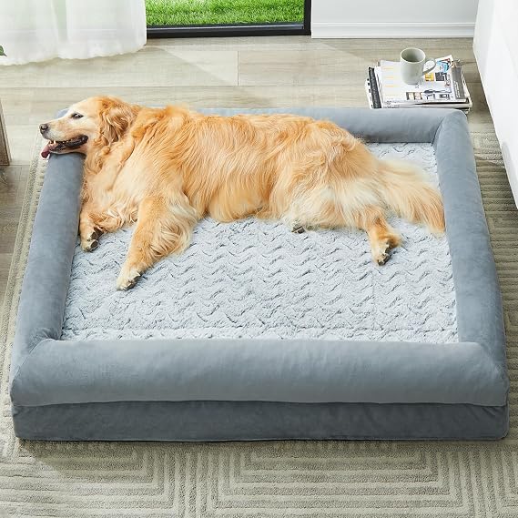 WNPETHOME Giant Dog Bed Orthopedic for Senior Dog Bed Comfy Sleeping