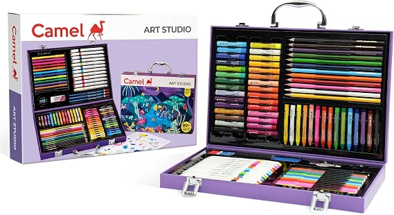 Camel Art Studio Set | Reusable Briefcase pack