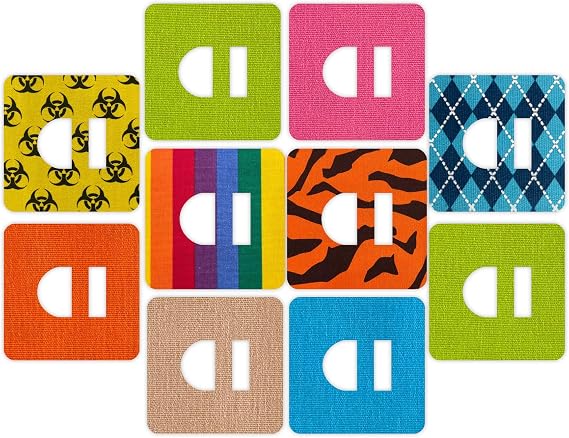 Omnipod overtape Adhesive Patch, Extra Secure & Water Resistant. (Mix Pack)