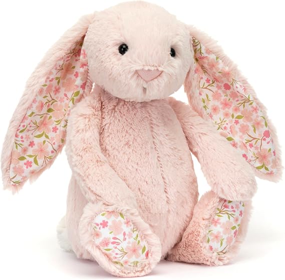 Jellycat Blossom Blush Cherry Bunny Medium - L: 9 cm x l: 12 cm x h: 31 cm