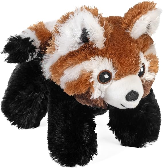 Wild Republic Ecofuzzies Red Panda, Stuffed Animal, 7 Inches, Plush Toy, Fill is Spun Recycled Water Bottles