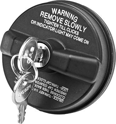 Locking Gas Cap,Lock Fuel Cap Replaces 10595 For Subaru Outback Forester Impreza Legacy& Cadillac Escalade& Lexus RC350 IS250 IS300 LC500 LX470 LX570 & Mazda 2356 CX-5 CX-9& Volvo XC60 XC70 XC90