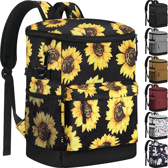 Tenot Cooler Backpack 33 Cans Backpack Coolers Insulated Leak Proof Soft Beach Cooler Bag for Men Women Ice Chest Backpack Camping Hiking Picnic Travel Cooler Lunch Backpack