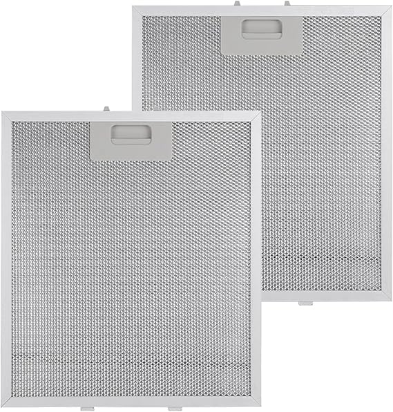 2Pcs Metal Grease Filter, 5-Layer Aluminum Mesh Hood Vent Filter, Cooker Hood Filter for Many Leading Brand of Cooker Hood(260×320×9mm)