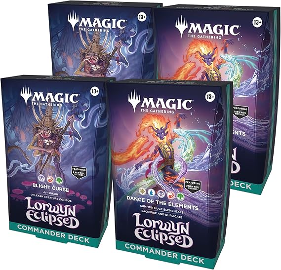Magic: the Gathering Lorwyn Eclipsed - Commander Deck Bundle | 2 of Each Deck