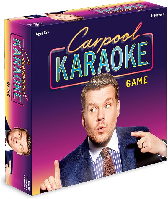 Big G Creative: Carpool Karaoke Game, from The Hit Series The Late Late Show with James Corden, 3+ Players, 30 Minute Play Time, for Ages 12 and up