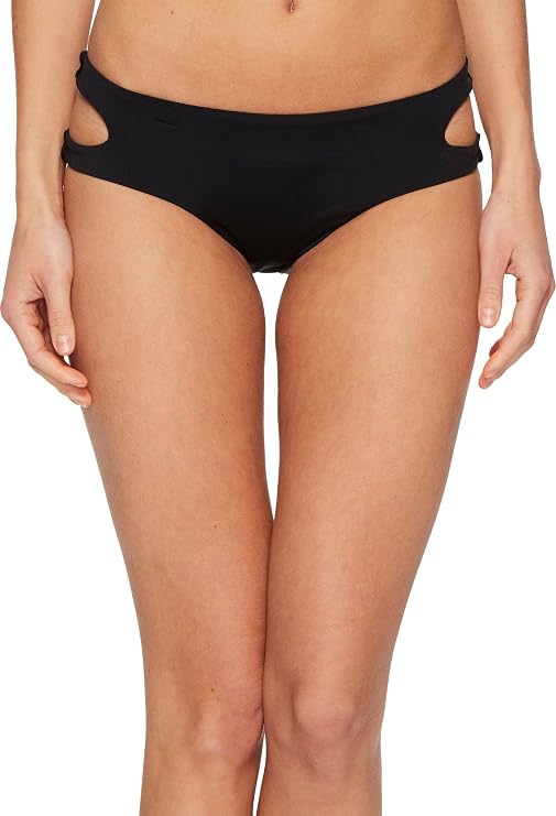 Bikini Lab Women's Standard Cut Out Hipster Bikini Swimsuit Bottom